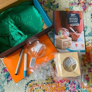 Make your own message machine kiwi crate learning box